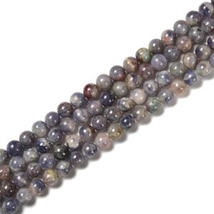 Tanzanite Smooth Round Beads 5mm 6mm 7mm 8mm 9mm 10mm 11mm 12mm 14mm 15.5"strand