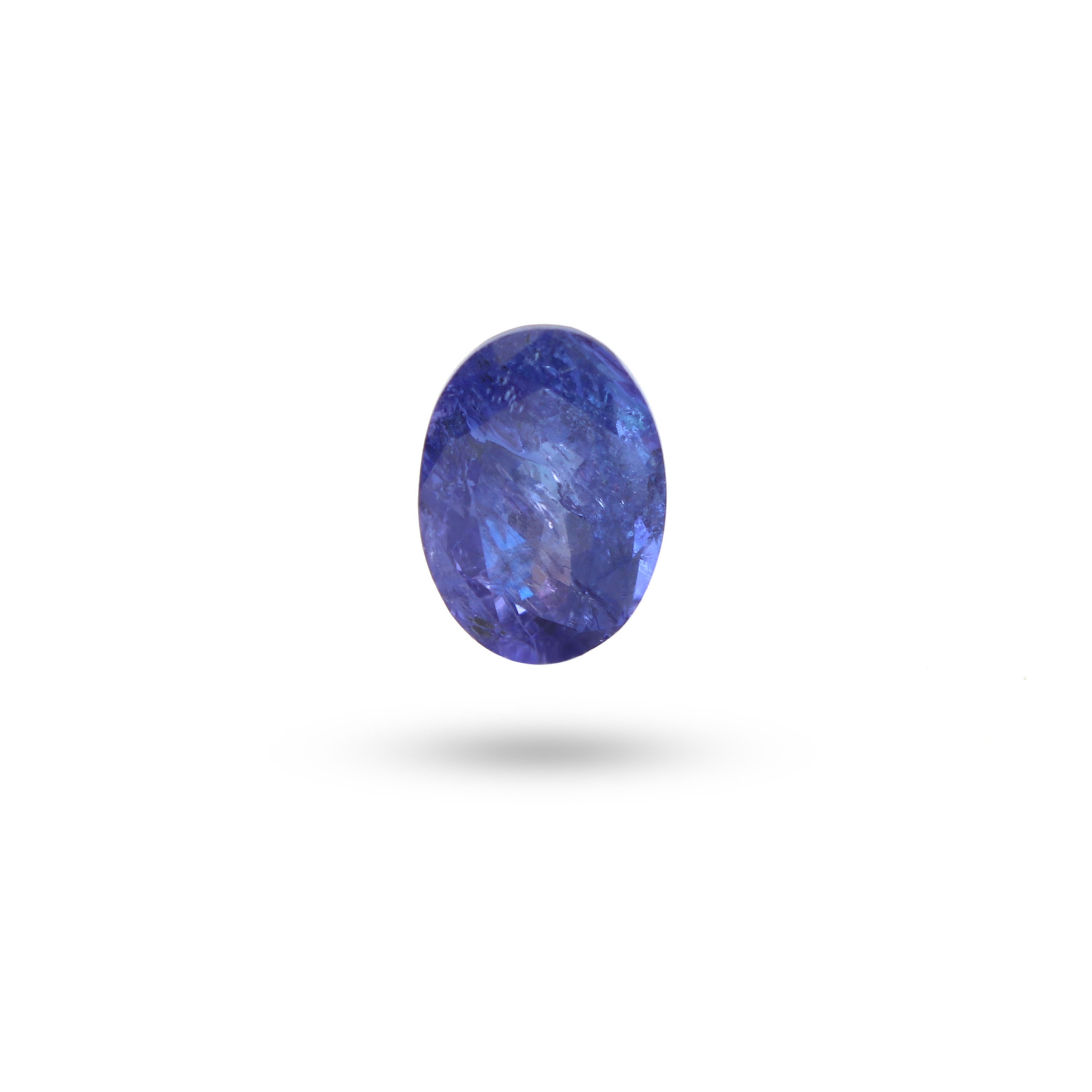 Natural Tanzanite Checker Cut Oval Loose Gemstone, 8x11 Mm, Tanzanite Oval Gemstone, Tanzanite Jewelry, 1 Piece