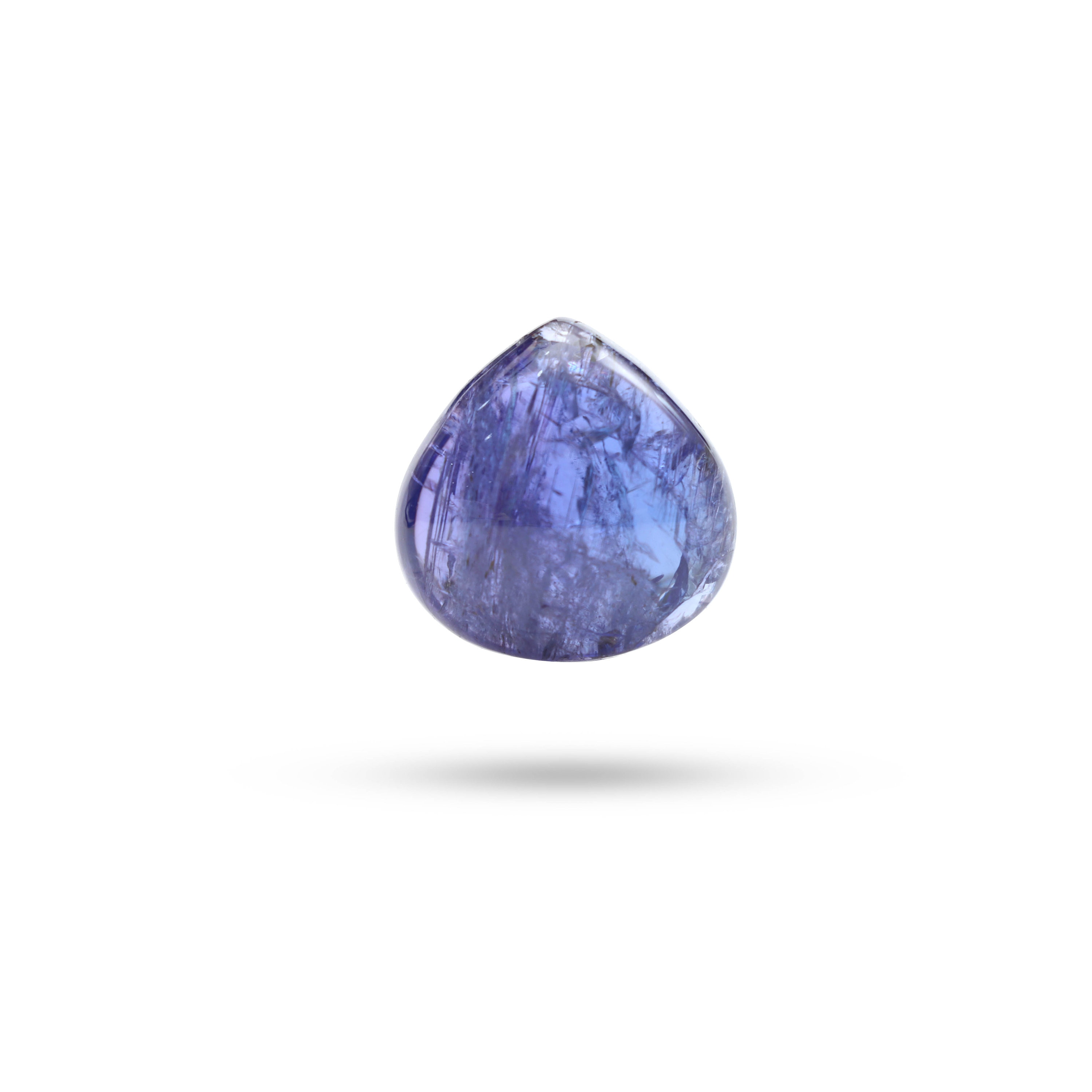 Natural Tanzanite Smooth Heart Loose Gemstone, 20x20 Mm, Tanzanite Jewelry Handmade Gift For Women, 1 Piece