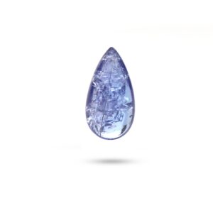 Natural Tanzanite Smooth Pear Loose Gemstone, 15x28 mm, Tanzanite Jewelry Handmade Gift For Women, 1 Piece