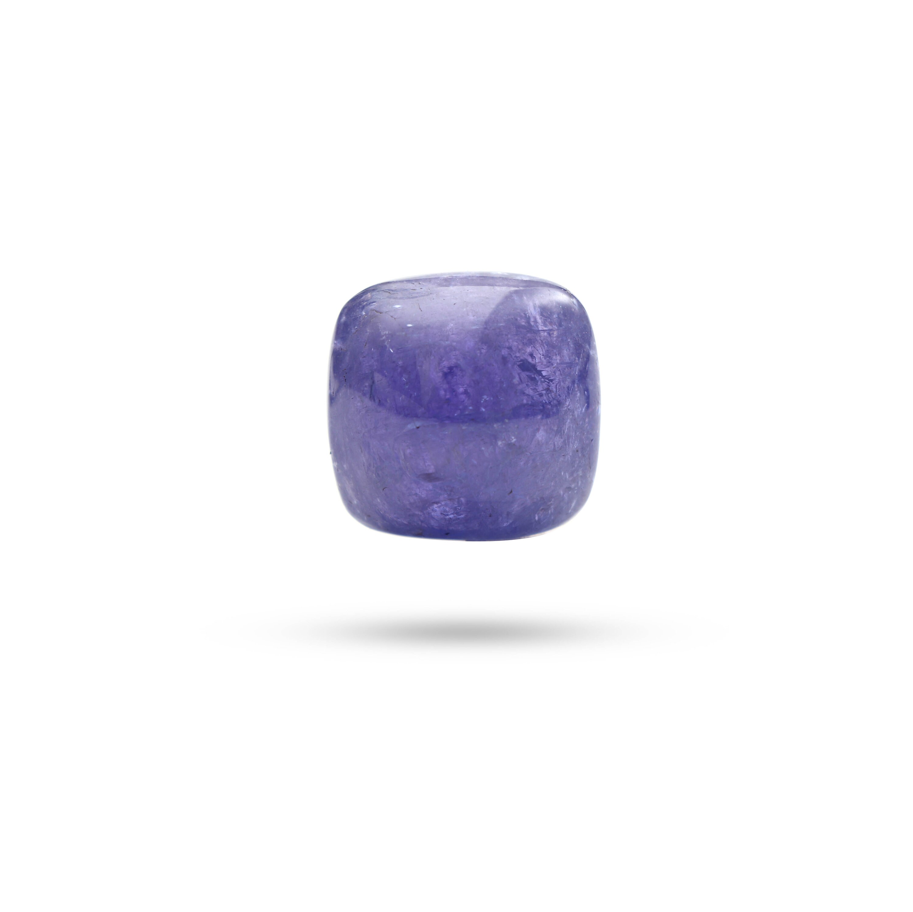 Natural Tanzanite Smooth Sugar Loaf Loose Gemstone, 22x22 Mm, Tanzanite Jewelry Handmade Gift For Women, 1 Piece