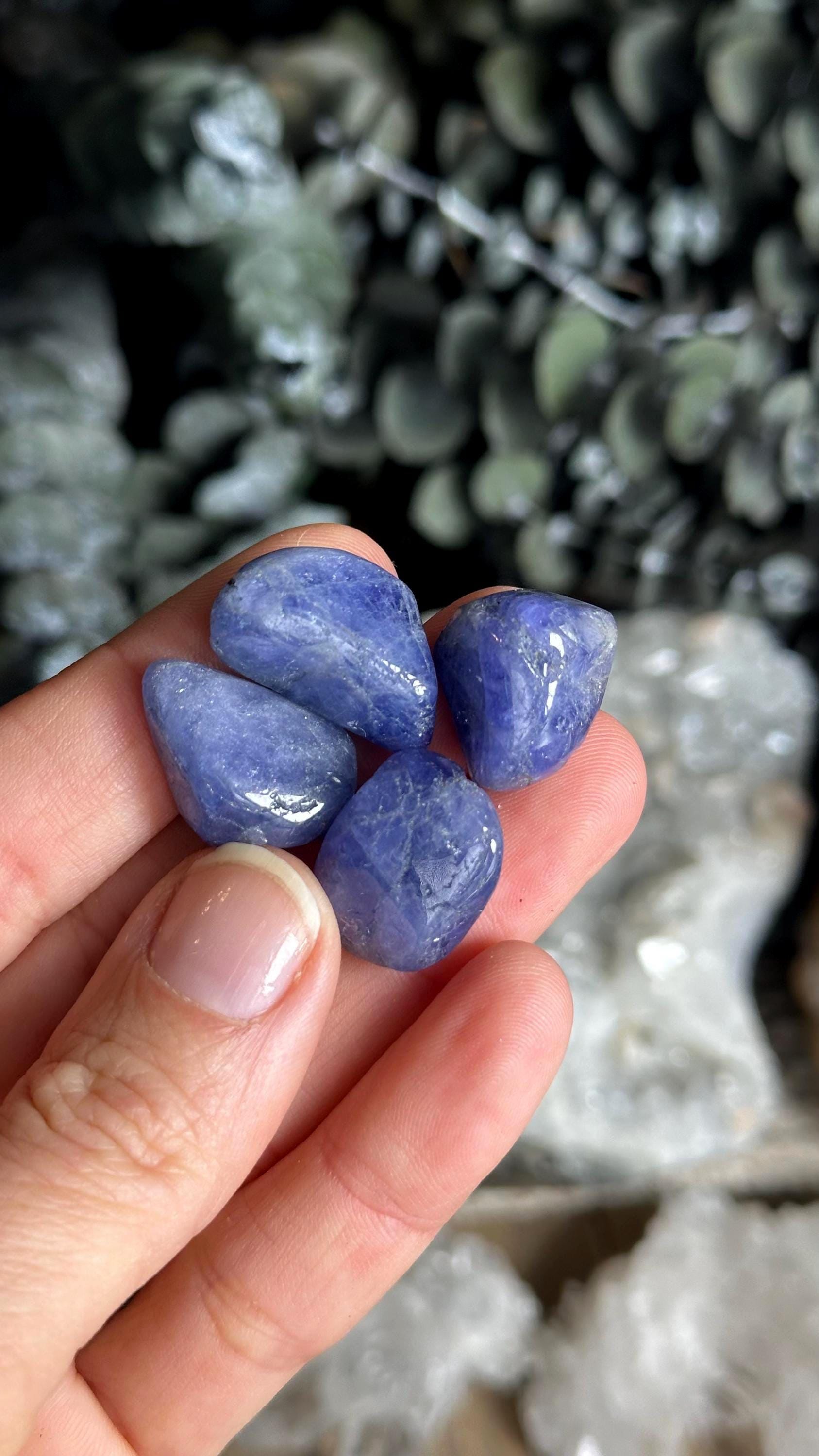 Tumbled Tanzanite , Pocket Stone