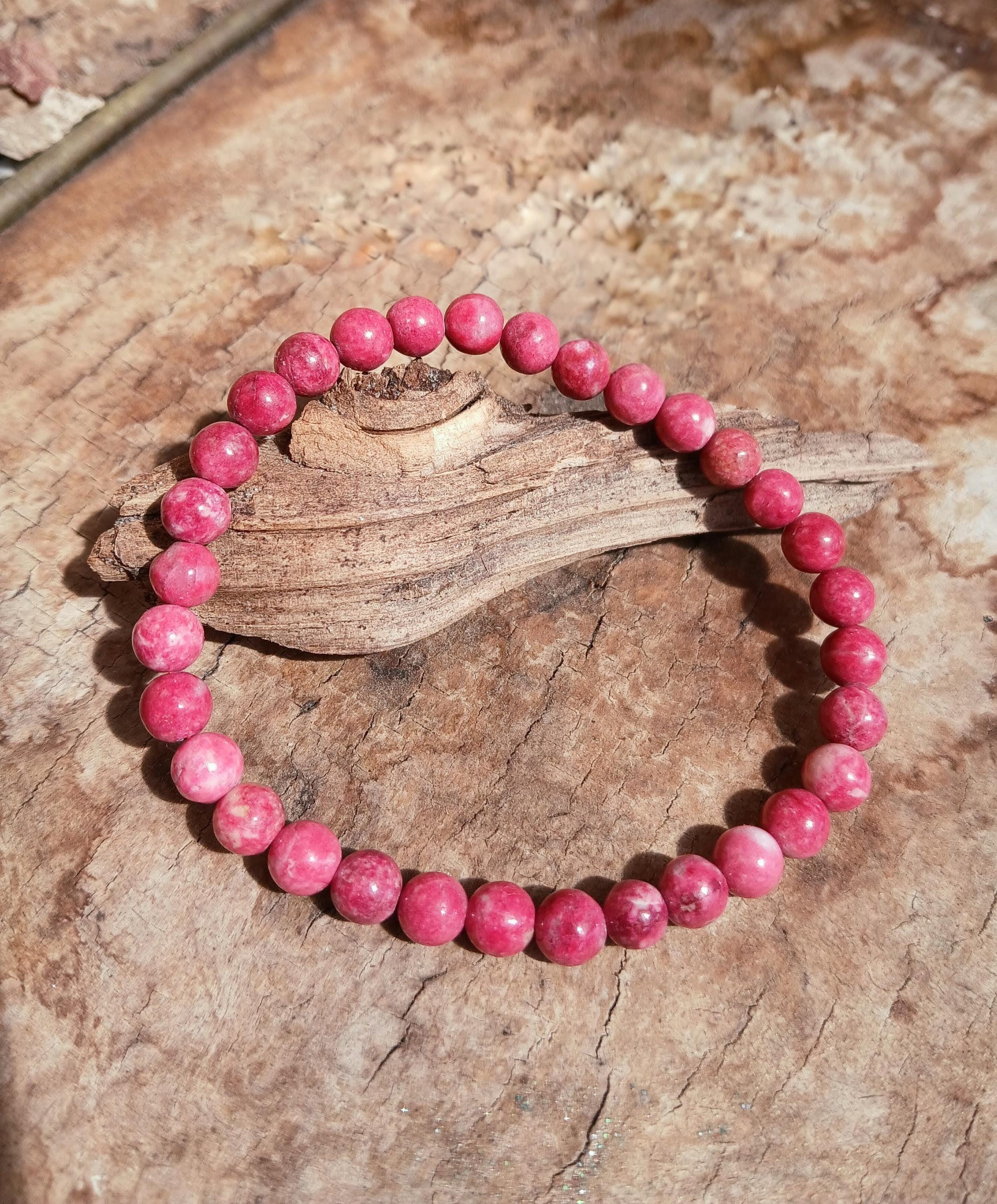 Thulite Pink Bracelet