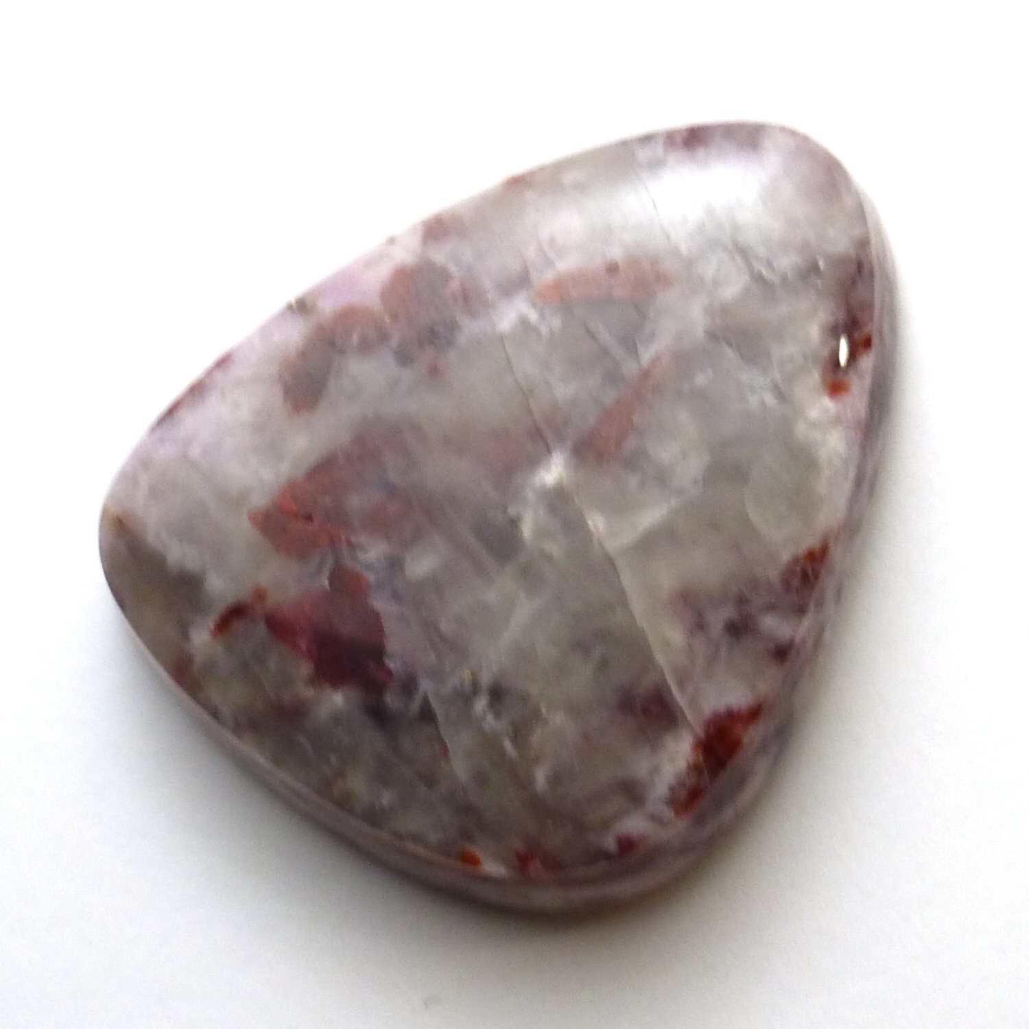 21.365 Carats Thulite Cabochon Rosaline Pink Manganese Variegated Rare Gemstone Handcut Lapidary Hand Made One Of A Kindnorway Norwegian