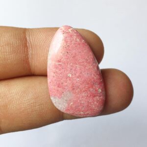Natural Pink Thulite Fancy Shape Cabochon, 31x19x7mm Loose Gemstone, Jewelry Supplies, Gift For Jewelry Makers Natural Pink Thulite Fancy Shape Cabochon, 31x19x7mm Loose Gemstone, Jewelry Supplies, Gift For Jewelry Makers