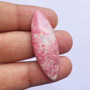 Natural Pink Thulite Marquise Cabochon – Loose Norwegian Zoisite Gemstone For Jewelry Making, Wire Wrapping & Pendants – Unique Stone Natural Pink Thulite Marquise Cabochon – Loose Norwegian Zoisite Gemstone For Jewelry Making, Wire Wrapping & Pendants – Unique Stone