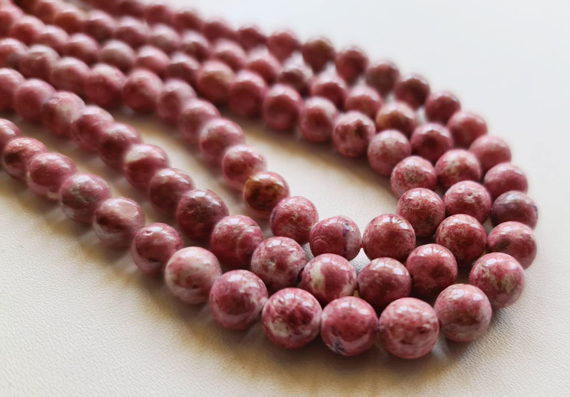 6-7mm Thulite Round Beads Natural Rare Thulite Round Balls For Necklace Thulite Jewelry (4in - 8in Options) - Dga47 6-7mm Thulite Round Beads Natural Rare Thulite Round Balls For Necklace Thulite Jewelry (4in - 8in Options) - Dga47