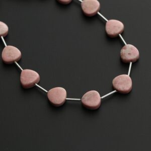 Thulite Smooth Heart Beads - 9x9x4 Mm - Thulite - Gem Quality , 16 Cm Full Strand, Price Per Strand Thulite Smooth Heart Beads - 9x9x4 Mm - Thulite - Gem Quality , 16 Cm Full Strand, Price Per Strand