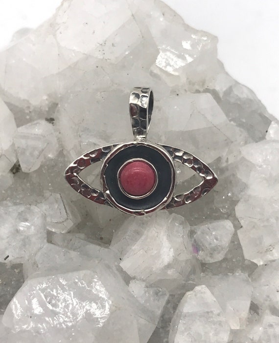Petite Thulite Eye Of Horus Pendant Petite Thulite Eye Of Horus Pendant