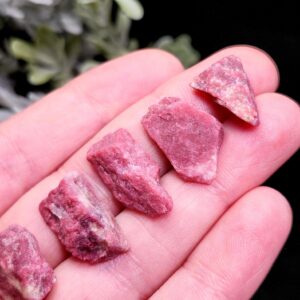 Raw Thulite Crystal, Norwegian Thulite - Pink Zoisite Stone - Thulite Mineral Specimen
