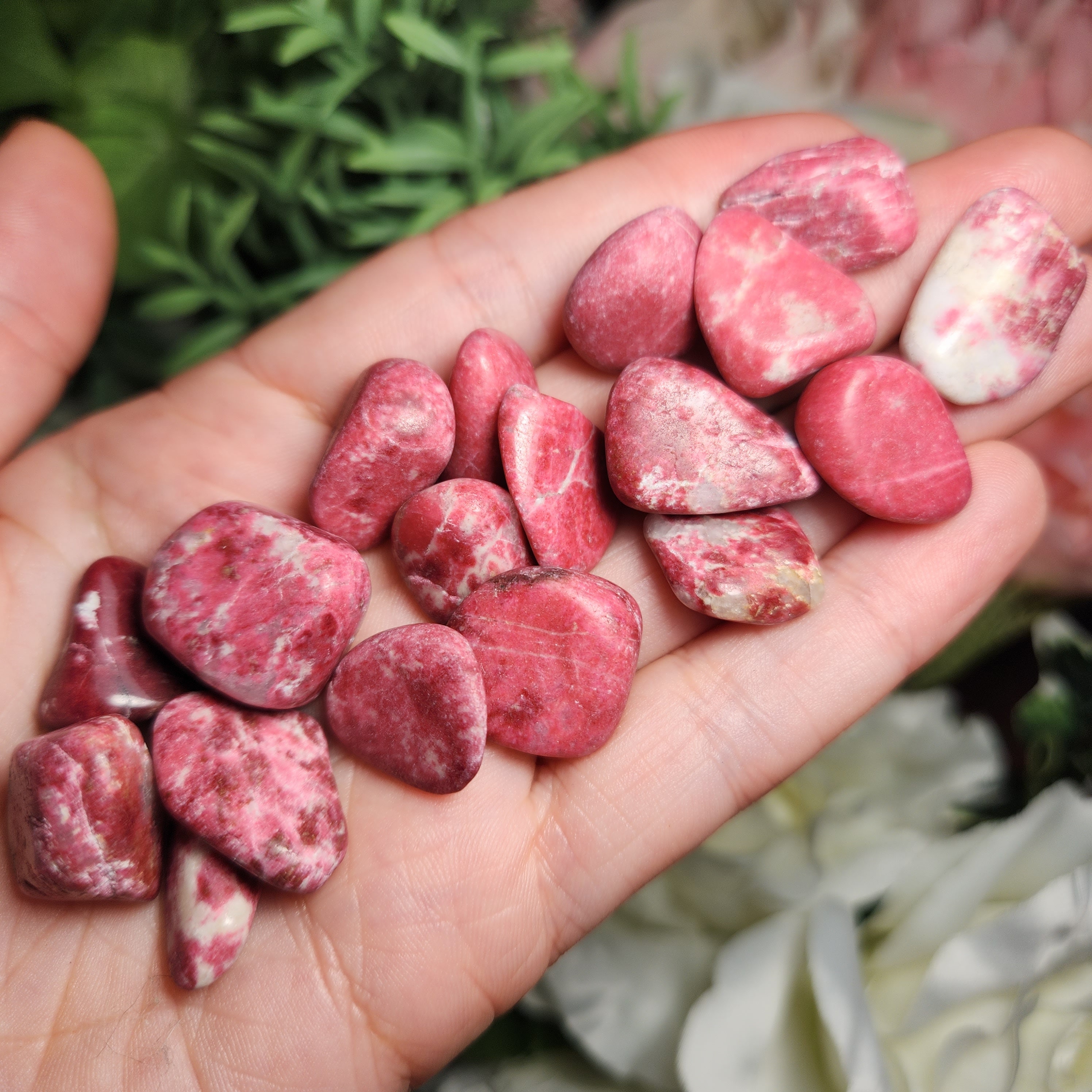 Polished Pink Thulite Crystal Specimen: Norwegian Rosaline Zoisite