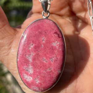 Pink Thulite Solid 925 Sterling Silver Statement Ring,natural Gemstone Bridesmaids Gift Her