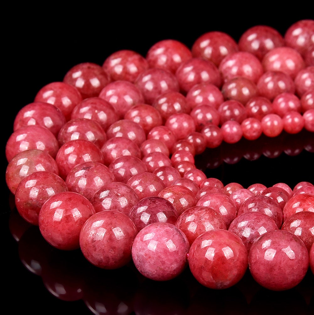 Natural Thulite Gemstone Grade Aaa Round 4mm 5mm 6mm 7mm 8mm 9mm 10mm 11mm Loose Beads 7.5 Inch Half Strand (d512) Natural Thulite Gemstone Grade Aaa Round 4mm 5mm 6mm 7mm 8mm 9mm 10mm 11mm Loose Beads 7.5 Inch Half Strand (d512)
