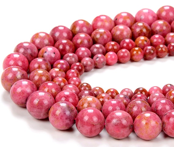 Natural Thulite Gemstone Grade Aa Round 5mm 6mm 7mm 8mm 9mm 10mm 11mm 12mm 13mm Loose Beads Bulk Lot 1,2,6,12 And 50 (d229 D230) Natural Thulite Gemstone Grade Aa Round 5mm 6mm 7mm 8mm 9mm 10mm 11mm 12mm 13mm Loose Beads Bulk Lot 1,2,6,12 And 50 (d229 D230)