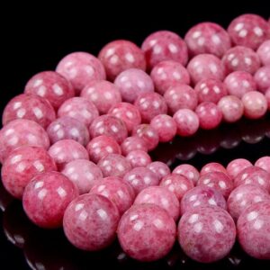 Natural Norwegian Thulite Gemstone Grade AAA Round 5MM 6MM 7MM 8MM 9MM 10MM 11MM 12MM 13MM 14MM Loose Beads BULK LOT 1,2,6,12 and 50 (D298) Natural Norwegian Thulite Gemstone Grade AAA Round 5MM 6MM 7MM 8MM 9MM 10MM 11MM 12MM 13MM 14MM Loose Beads BULK LOT 1,2,6,12 and 50 (D298)