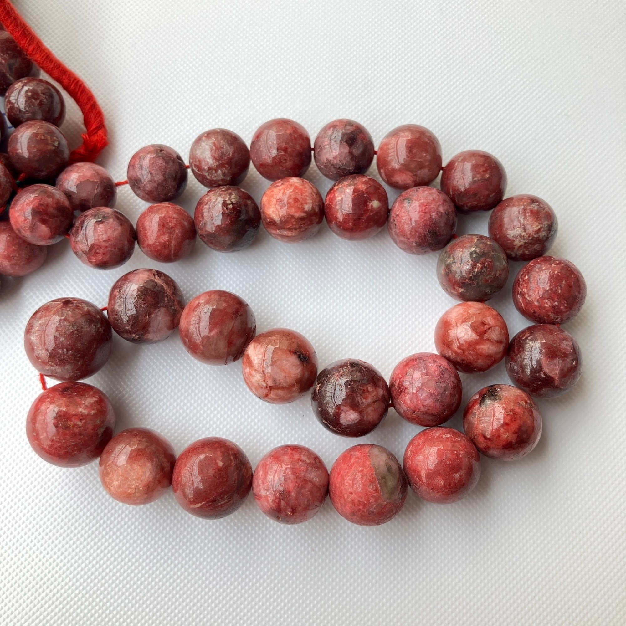 Natural Red Thulite Round Shaped Gemstone Beads, 11mm To 15mm Natural Smooth Thulite Round Beads Loose, Sold As 16 Inch Strand, Gds2276/8 Natural Red Thulite Round Shaped Gemstone Beads, 11mm To 15mm Natural Smooth Thulite Round Beads Loose, Sold As 16 Inch Strand, Gds2276/8