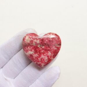 Rare Pink Thulite Heartstone, Natural Thulite Stone From Norway, Crystal Heartstone,polished Thulite Gemstone, Heart Chakra Meditation Stone