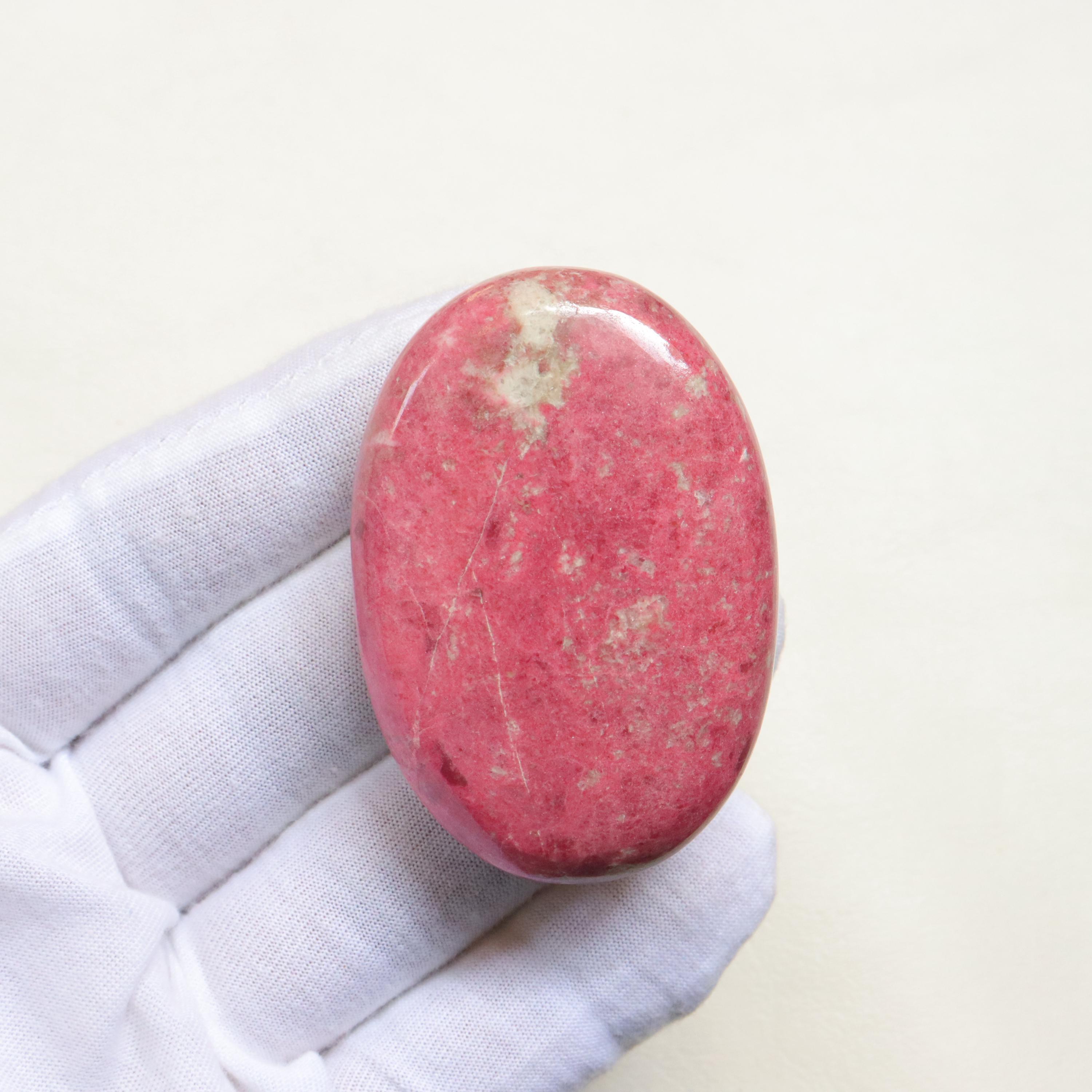 Rare Pink Thulite Palmstone, Natural Thulite Stone From Norway, Crystal Palmstone, Polished Thulite Gemstone, Heart Chakra, Meditation Stone Rare Pink Thulite Palmstone, Natural Thulite Stone From Norway, Crystal Palmstone, Polished Thulite Gemstone, Heart Chakra, Meditation Stone