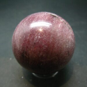 Rare Red Thulite Sphere Ball From Norway - 2.1" - 229 Grams