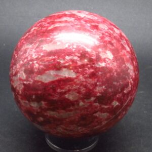Rare Red Thulite Sphere Ball From Norway - 2.7" - 531 Grams