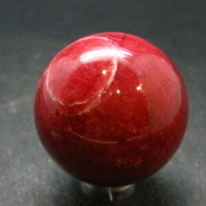 Rare Red Thulite Sphere Ball From Norway - 1.6" - 112.85 Grams