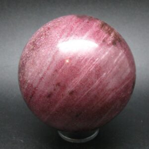 Rare Red Thulite Sphere Ball From Norway - 3.1" - 710 Grams
