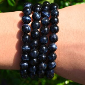 8mm Natural Tiger Eyes Stone Stretchy Bracelet,handmade Women/men Bracelet,gemstone Round Bracelet,for Gift Bracelet,healing Round Bracelet.