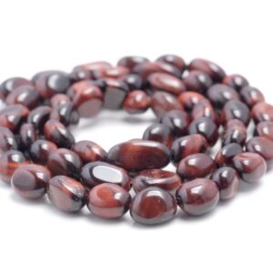 5-6MM Red Tiger Eye Gemstone Pebble Nugget Granule Loose Beads 15.5 inch Full Strand (80002067-A9) 5-6MM Red Tiger Eye Gemstone Pebble Nugget Granule Loose Beads 15.5 inch Full Strand (80002067-A9)