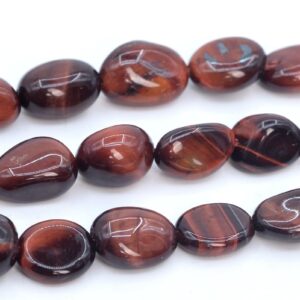 5-7MM Mahogany Red Tiger Eye Beads Pebble Nugget Grade AA Genuine Natural Gemstone Beads 16"/7.5" Bulk Lot Options (108443) 5-7MM Mahogany Red Tiger Eye Beads Pebble Nugget Grade AA Genuine Natural Gemstone Beads 16"/7.5" Bulk Lot Options (108443)