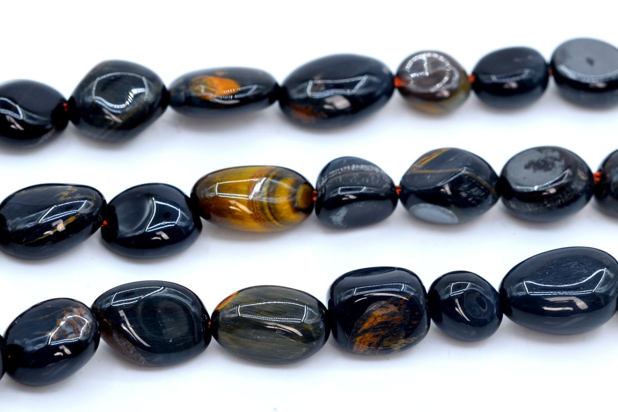 6-8mm Blue Tiger Eye Beads Pebble Nugget Grade Aa Genuine Natural Gemstone Beads 15"/7.5" Bulk Lot Options (108472) 6-8mm Blue Tiger Eye Beads Pebble Nugget Grade Aa Genuine Natural Gemstone Beads 15"/7.5" Bulk Lot Options (108472)