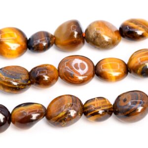 7-9MM Yellow Tiger Eye Beads Pebble Nugget Grade A Genuine Natural Gemstone Beads 15.5"/7.5" Bulk Lot Options (108414) 7-9MM Yellow Tiger Eye Beads Pebble Nugget Grade A Genuine Natural Gemstone Beads 15.5"/7.5" Bulk Lot Options (108414)