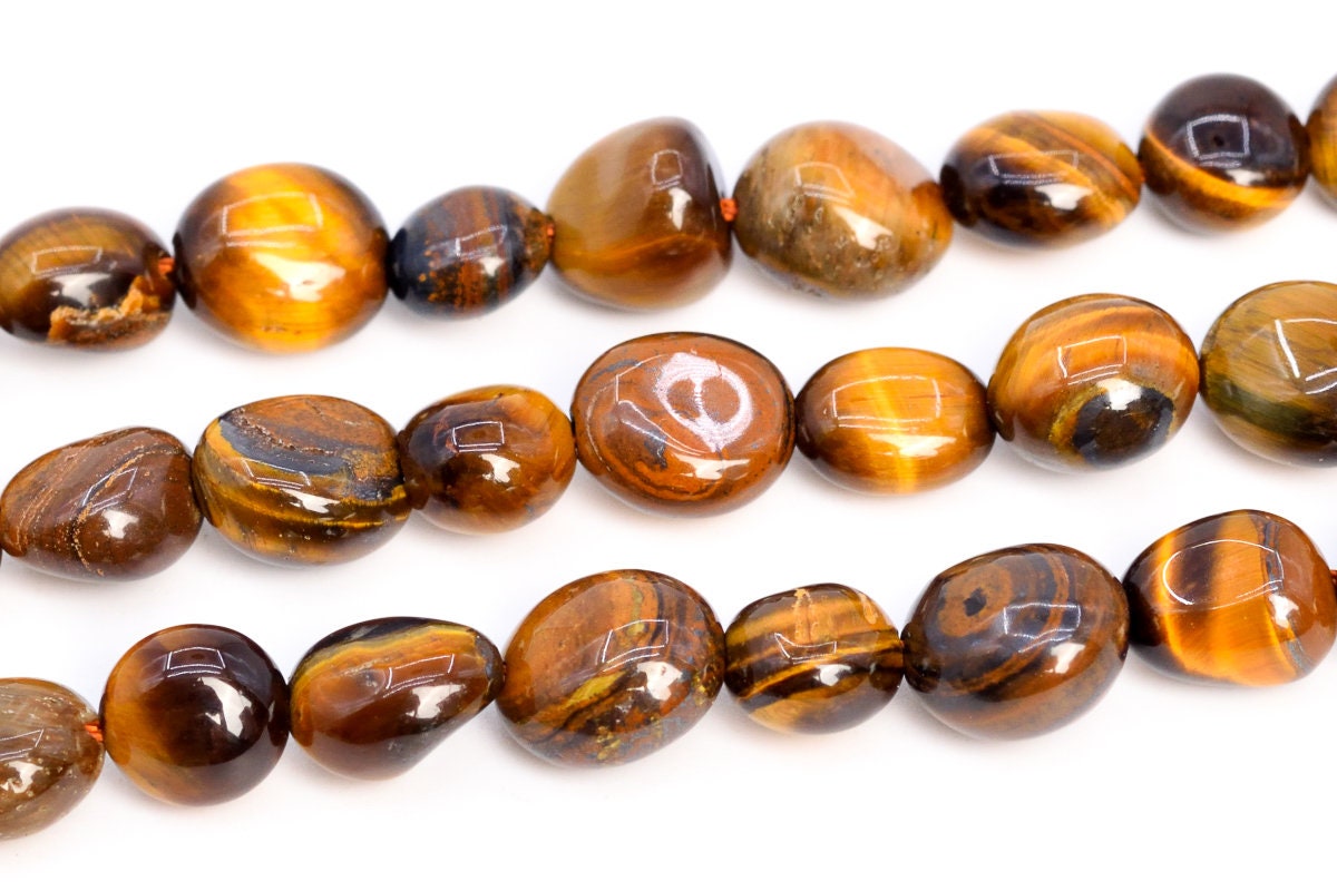 7-9mm Yellow Tiger Eye Beads Pebble Nugget Grade A Genuine Natural Gemstone Beads 15.5"/7.5" Bulk Lot Options (108414) 7-9mm Yellow Tiger Eye Beads Pebble Nugget Grade A Genuine Natural Gemstone Beads 15.5"/7.5" Bulk Lot Options (108414)