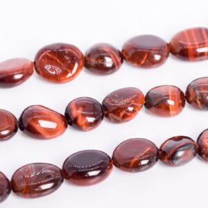 8-10MM Mahogany Red Tiger Eye Beads Pebble Nugget Grade AA Genuine Natural Gemstone Loose Beads 15.5" 7.5" Bulk Lot Options (108563) 8-10MM Mahogany Red Tiger Eye Beads Pebble Nugget Grade AA Genuine Natural Gemstone Loose Beads 15.5" 7.5" Bulk Lot Options (108563)