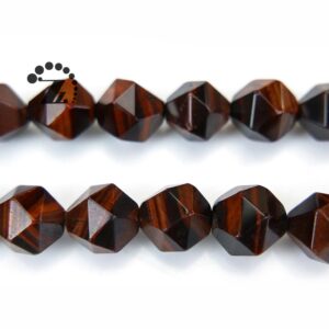 Grade A Red Tiger Eye Faceted Nugget Star Cut Bead,diamond Cut Bead,nugget Beads,tiger Eye Beads,8mm 10mm For Choice,15" Full Strand Grade A Red Tiger Eye Faceted Nugget Star Cut Bead,diamond Cut Bead,nugget Beads,tiger Eye Beads,8mm 10mm For Choice,15" Full Strand