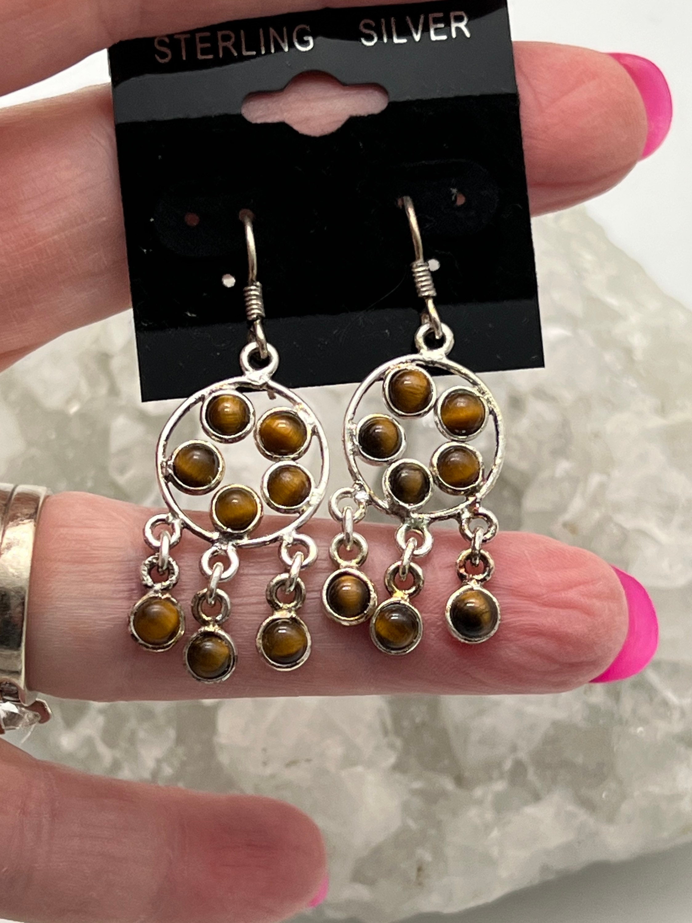 Tigers Eye Earrings Tigers Eye Earrings