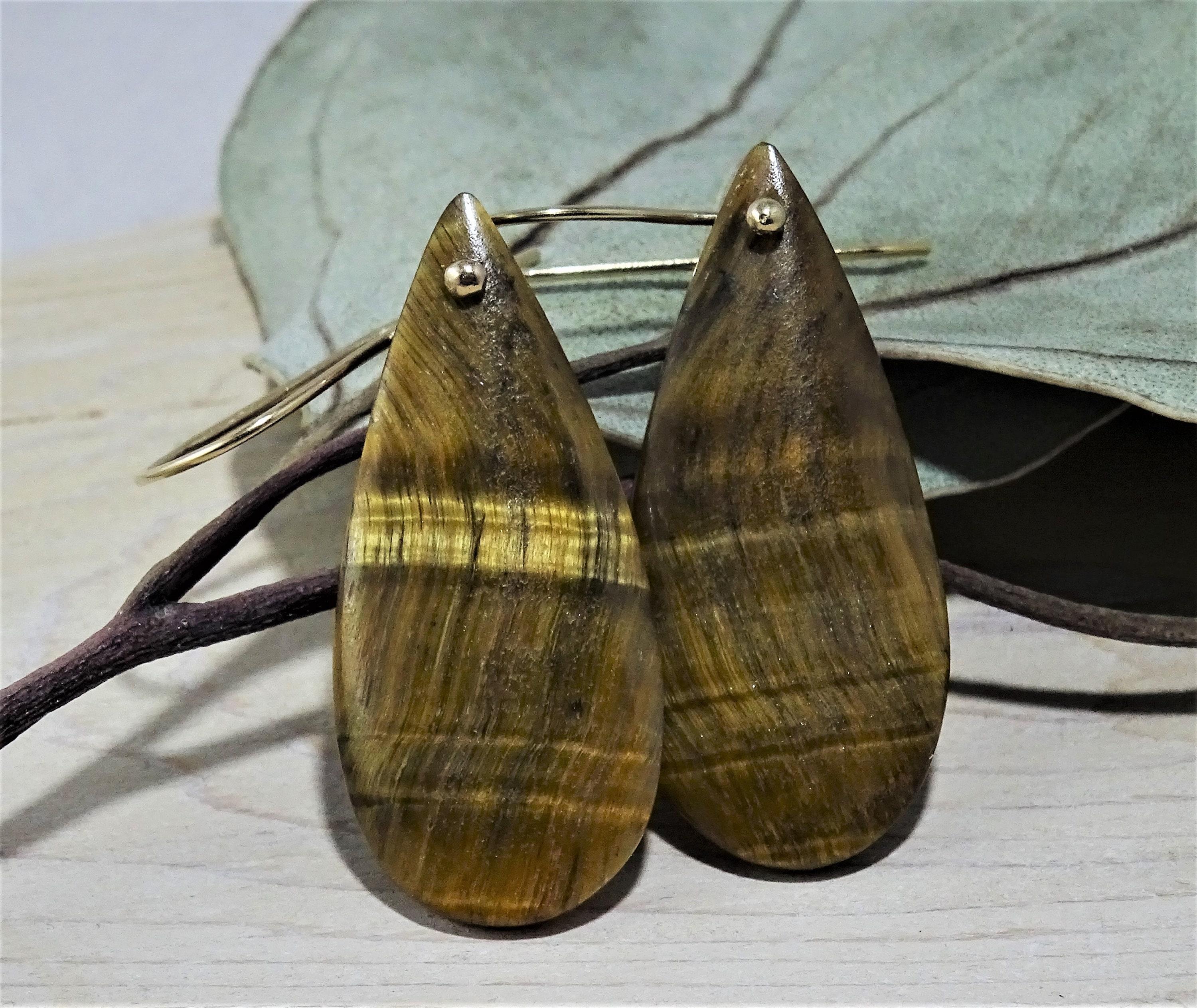 Tigers Eye Tiger Eye Earrings | Long Dangle Brown Gemstone Teardrop Earrings | 14k Gold Tiger Eye Tear Drop Jewelry | Healing Gemstone Tigers Eye Tiger Eye Earrings | Long Dangle Brown Gemstone Teardrop Earrings | 14k Gold Tiger Eye Tear Drop Jewelry | Healing Gemstone