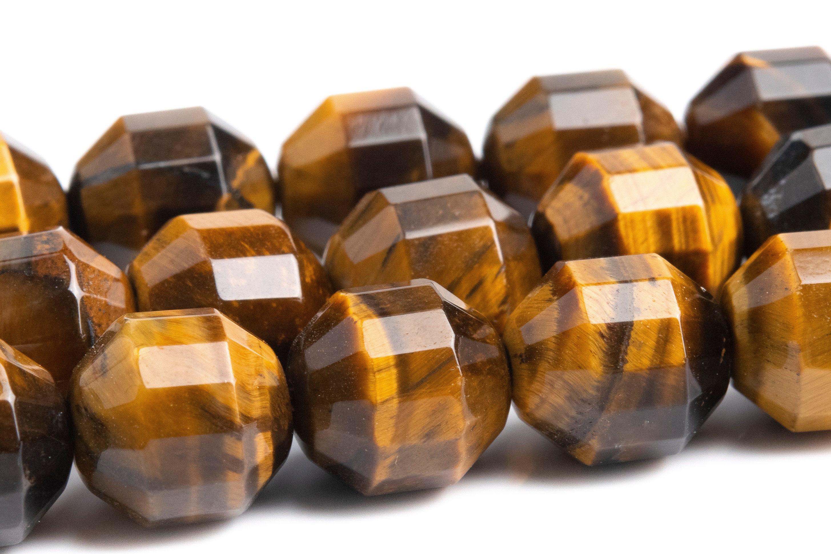 10x9mm Yellow Tiger Eye Beads Faceted Bicone Barrel Drum Grade Aa Genuine Natural Gemstone Loose Beads 15" / 7.5" Bulk Lot Options (115622) 10x9mm Yellow Tiger Eye Beads Faceted Bicone Barrel Drum Grade Aa Genuine Natural Gemstone Loose Beads 15" / 7.5" Bulk Lot Options (115622)