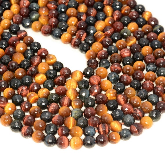 6mm Multi Color Tiger Eye Gemstone Grade Aaa Faceted Round Loose Beads 15.5 Inch Full Strand Lot 1,2,6,12 And 50 (80005648-472) 6mm Multi Color Tiger Eye Gemstone Grade Aaa Faceted Round Loose Beads 15.5 Inch Full Strand Lot 1,2,6,12 And 50 (80005648-472)
