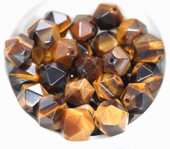 8mm Yellow Tiger Eye Beads Star Cut Faceted Grade Aaa Genuine Natural Gemstone Loose Beads 14.5" Lot 1,3,5,10 And 50 (80005211-m20)