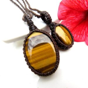 Couples gift, Tigers Eye stacked necklace set, macrame jewelry, anniversary gift for men, Unisex necklace, Kids jewelry, Men jewelry Couples gift, Tigers Eye stacked necklace set, macrame jewelry, anniversary gift for men, Unisex necklace, Kids jewelry, Men jewelry