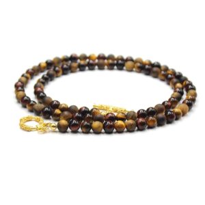 Mixed Tiger's Eye and Gold Necklace, Men's Necklace, Bead Necklace Men, Tiger's Eye Necklace, Bead Necklace Man, Men's Tiger Eye Necklace Mixed Tiger's Eye and Gold Necklace, Men's Necklace, Bead Necklace Men, Tiger's Eye Necklace, Bead Necklace Man, Men's Tiger Eye Necklace