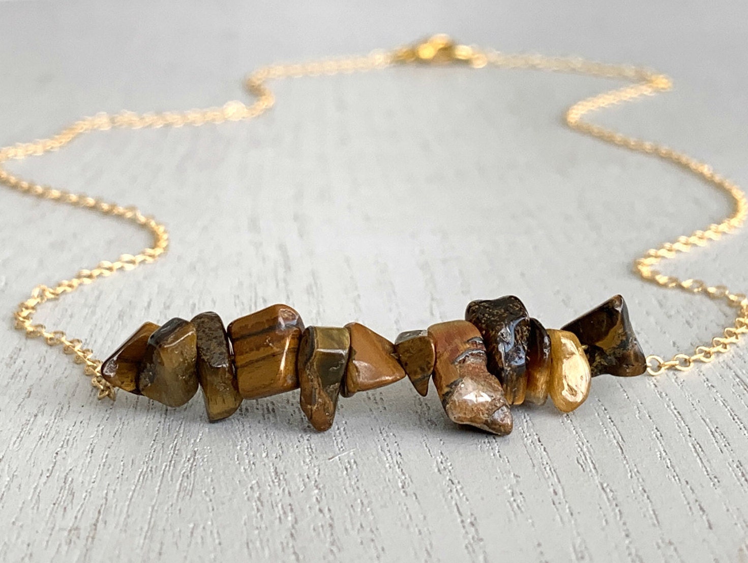 Real Tigers Eye Necklace Gold, Boho Gemstone Choker, Natural Tigers Eye Crystal Necklace Silver, Spiritual Gift For Her, Protection Jewelry Real Tigers Eye Necklace Gold, Boho Gemstone Choker, Natural Tigers Eye Crystal Necklace Silver, Spiritual Gift For Her, Protection Jewelry