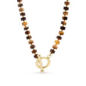 Tiger's Eye Necklace , Aaa+ Tiger's Eye Necklace , Tiger's Eye Necklace [entm1606] , Tiger's Eye Beaded Necklace , Tiger's Eye *bss *g