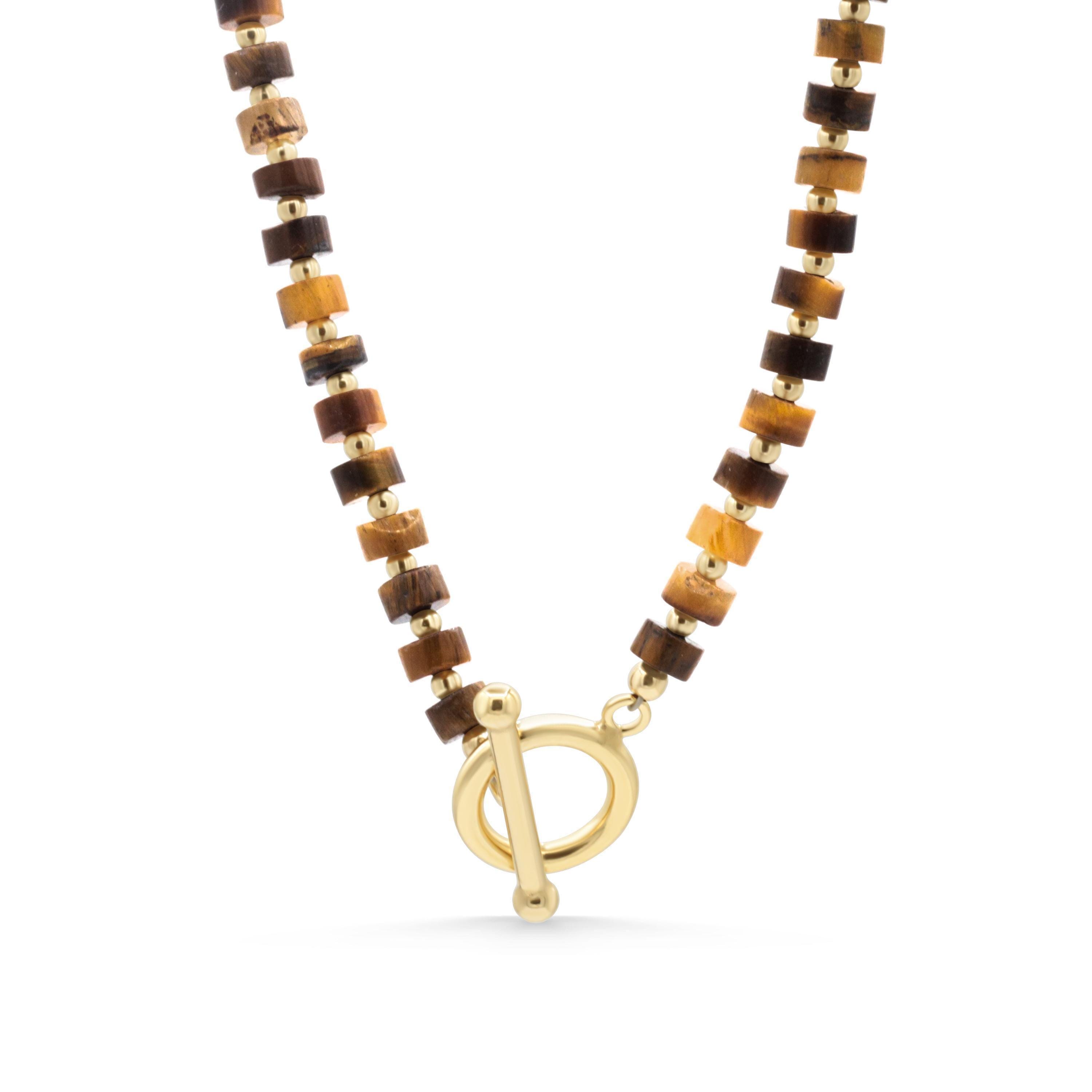 Tiger's Eye Necklace , Aaa+ Tiger's Eye Necklace , Tiger's Eye Necklace [entm1606] , Tiger's Eye Beaded Necklace , Tiger's Eye *bss *g