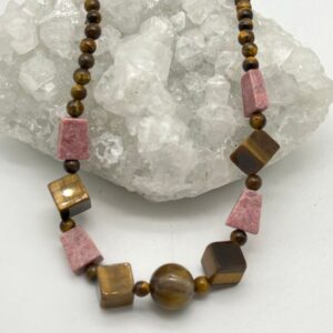 Tigers Eye Beaded Necklace Tigers Eye Beaded Necklace