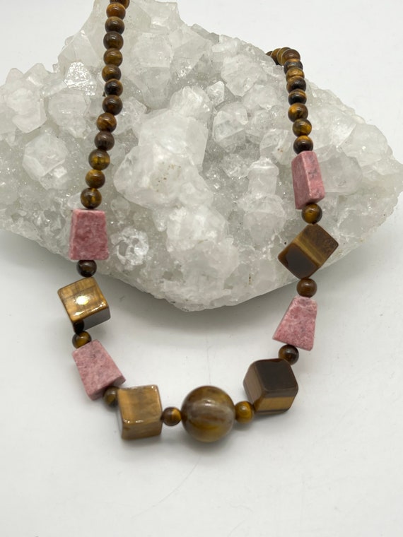 Tigers Eye Beaded Necklace Tigers Eye Beaded Necklace