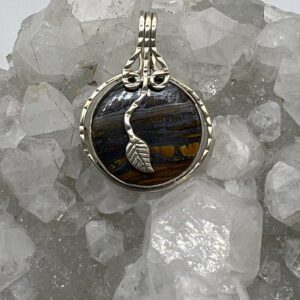 Iron Tigers Eye Pendant