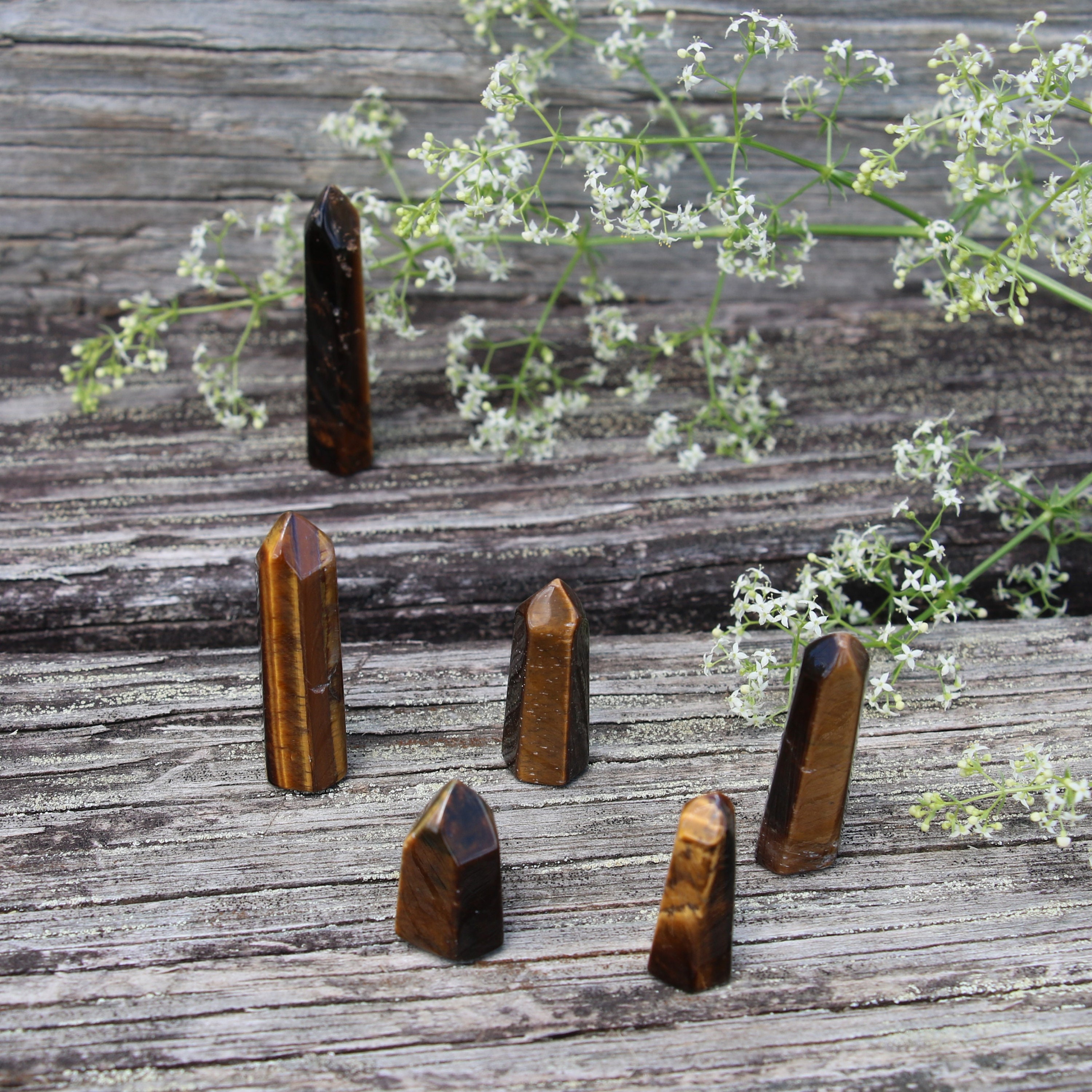Golden Tiger Eye Small Tower