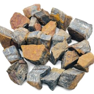 Blue Tiger Eye Raw Stone - Rough Blue Tiger Eye – Chunk Crystal– RA1228