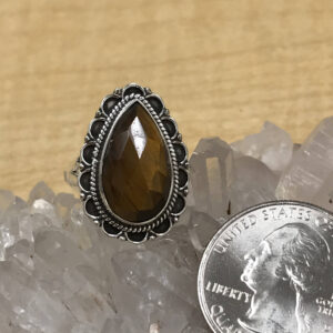 Tigers Eye Ring Size 6 1/2